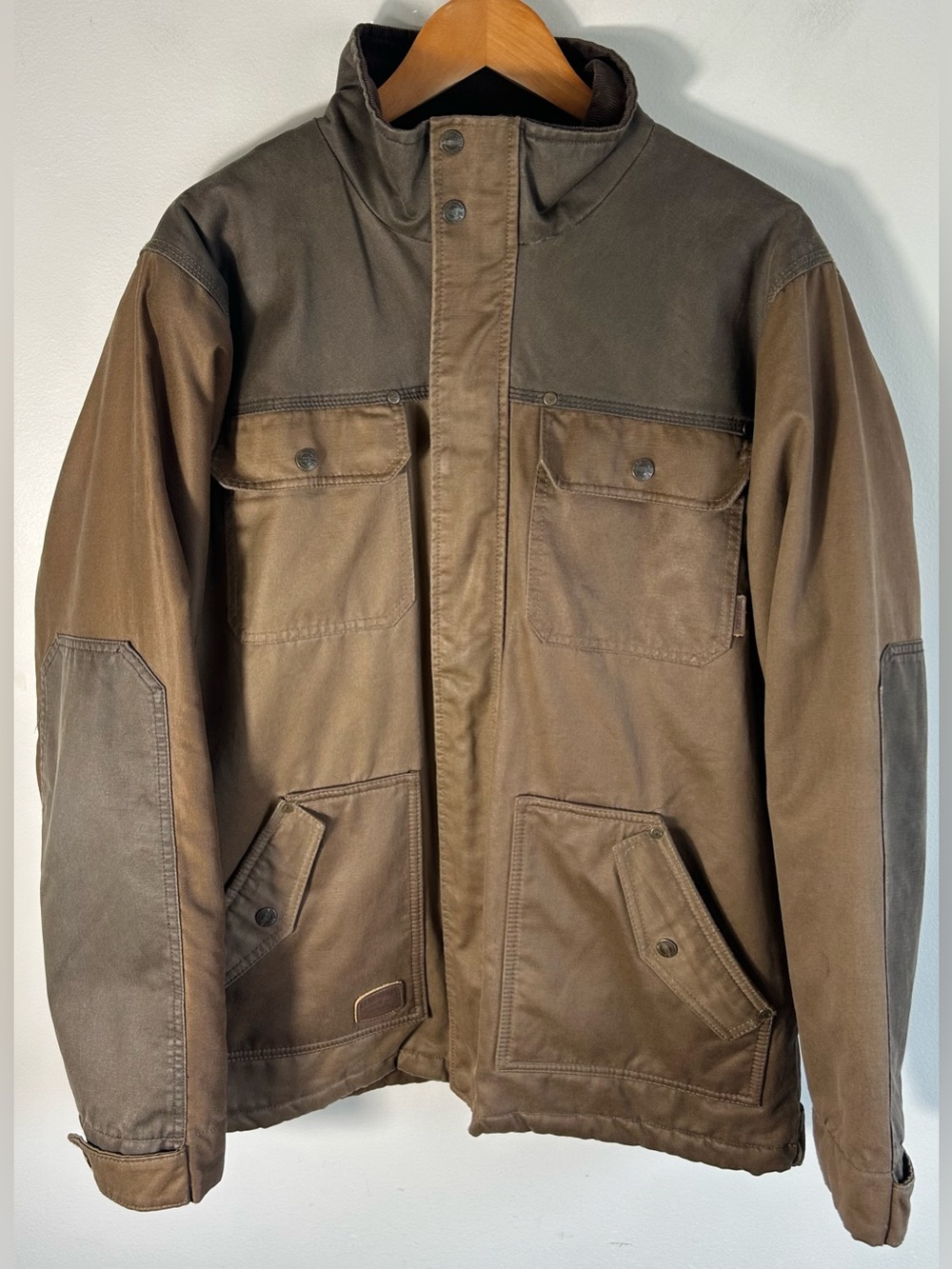 Legendary Whitetails Tough as Buck Chore Coat Field Jacket Flannel Lined Men’s L